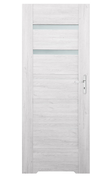 Drzwi wewnętrzne Apus podcięcie silver 80 lewe Moderno Doors