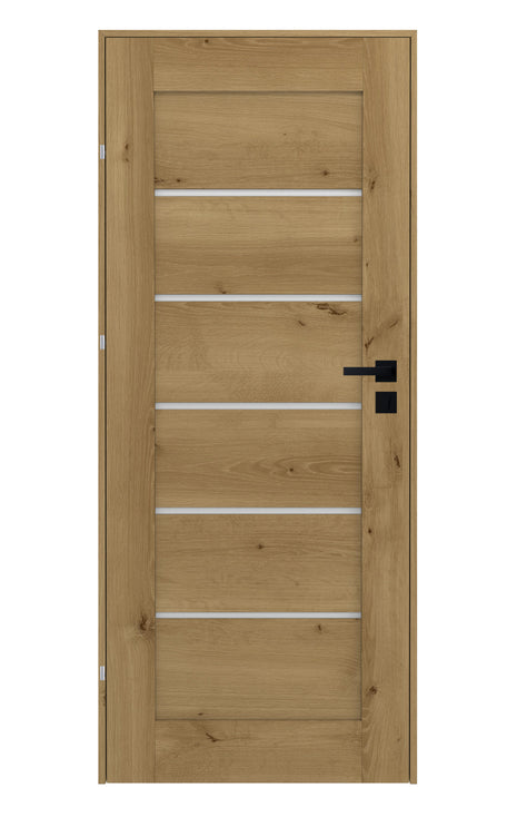 Komplet Chicago drzwi + ościeżnica + klamka - dąb górski Moderno Doors