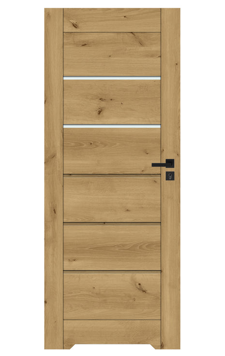 Drzwi wewnętrzne Chicago SLIM podcięcie dąb górski Moderno Doors