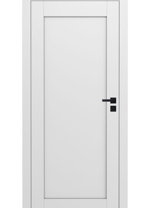 Drzwi wewnętrzne Komplet Elegance SLIM bezprzylgowe - biały - drzwi z ościeżnicą 90 stopni biały - drzwi z ościeżnicą 90 stopni Moderno Doors