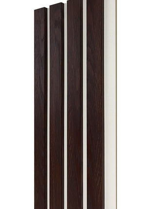 Panel lamelowy LAMDECO Quattro bianco - kolor okleiny