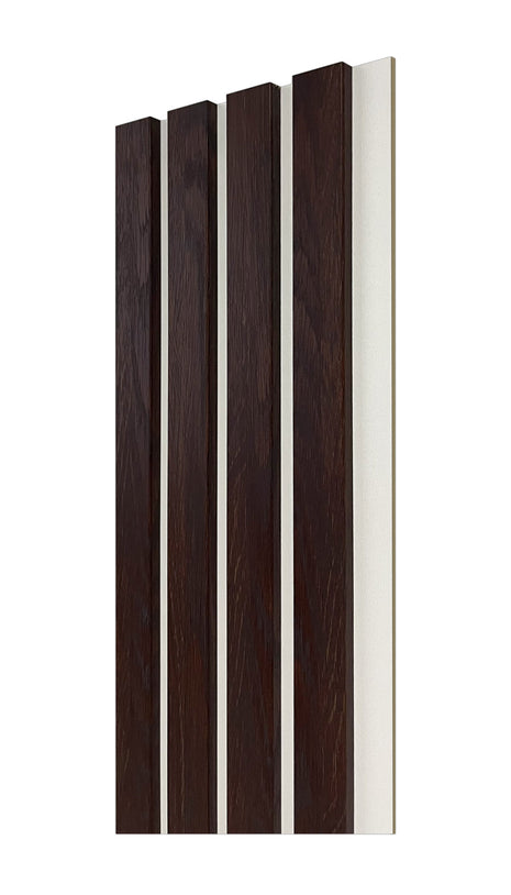 Panel lamelowy LAMDECO Quattro bianco - kolor okleiny