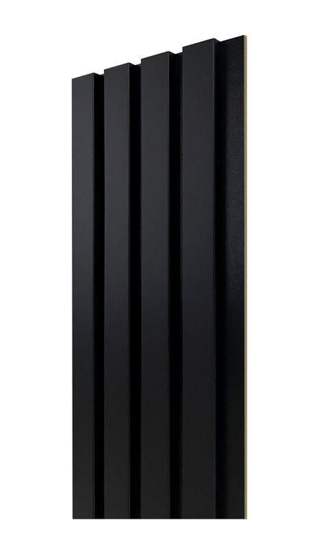 Panel lamelowy LAMDECO Quattro nero - panel ścienny dekoracyjny Moderno Doors
