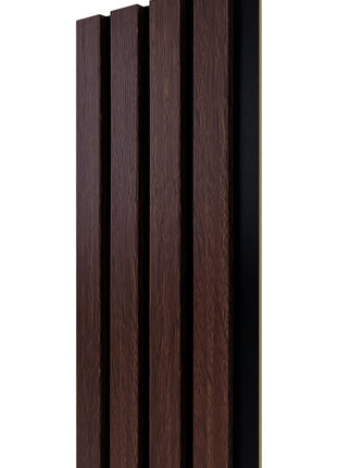 Panel lamelowy LAMDECO Quattro nero - kolor okleiny