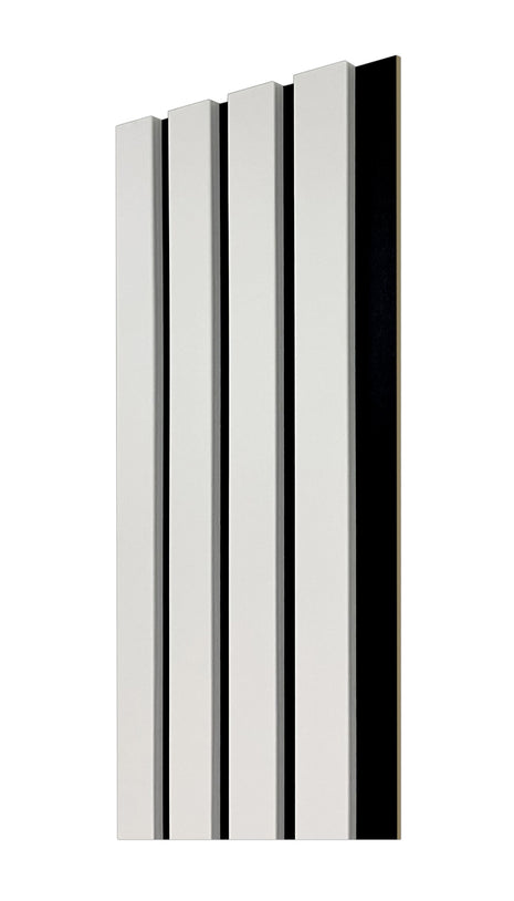 Panel lamelowy LAMDECO Quattro nero - zbliżenie na detale