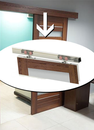 System przesuwny - aluminiowa prowadnica Moderno Doors
