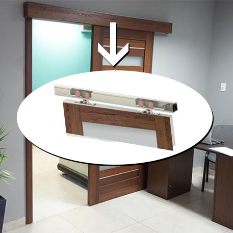 System przesuwny - aluminiowa prowadnica Moderno Doors