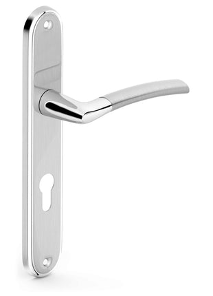 Klamka Zorba chrom/satyna do drzwi wewnętrznych Moderno Doors